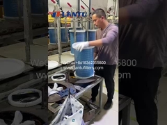 LANTU Kamyon Hava filtresi kapağı üretim hattı atölyesi